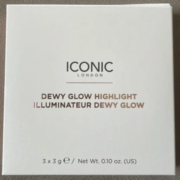 Ulta Dewy Glow Highlighter Cream Trio Iconic London Highlight Illuminateur NEW! - Picture 4 of 9